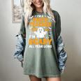 I'm A Math Teacher I'm Scary All Year Long Spooky Halloween Women's Comfort Colors T-Shirt Berry
