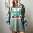 I'm Mom Grandma And A Retired Teacher Nothing Scares Me Men Women Women's Comfort Colors T-Shirt Berry