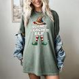 I'm The Science Teacher Elf Family Matching Group Christmas Women's Comfort Colors T-Shirt Berry