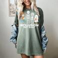 Inclusion Isn't Scary SLP Halloween Costume Sped Teacher Women's Comfort Colors T-Shirt Berry