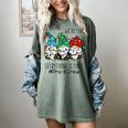 It's Fine We'Re Fine Gnome Pre-K Teacher Christmas Light For Men Women Women's Comfort Colors T-Shirt Berry