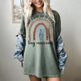 Its A Good Day To Teach Tiny Musicians Music Teacher Rainbow Women's Comfort Colors T-Shirt Berry