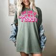 My Job Is Teach Pink Retro Female Teacher Life Women Women's Comfort Colors T-Shirt Berry