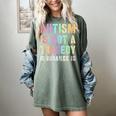 Kids AUTISM IS NOT A TRAGEDY IGNORANCE IS Proud Teacher Crew Women's Comfort Colors T-Shirt Berry