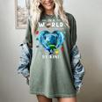 Be Kind Dolphin Autism Awareness Back To School Teacher Men Women Kids Women's Comfort Colors T-Shirt Berry