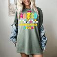 Kindergarten ABCD Rocks Teacher Student Back To School Women's Comfort Colors T-Shirt Berry