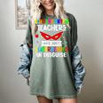 Kindergarten Teachers Are Just Superheroes In Disguise Women's Comfort Colors T-Shirt Berry Kindergarten Teachers Are Just Superheroes In Disguise Women's Comfort Colors T-Shirt Berry