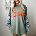 Life Is Better With Music Theory Musician Teacher Notes Clef Women's Comfort Colors T-Shirt Berry
