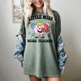 Little Miss Music Teacher Music Teacher Team Women's Comfort Colors T-Shirt Berry