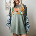 Love 5th Grade Thanksgiving Colorful Fall Leaves Teacher Women's Comfort Colors T-Shirt Berry