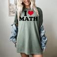 I Love Math Teacher Women's Comfort Colors T-Shirt Berry I Love Math Teacher Women's Comfort Colors T-Shirt Berry