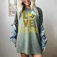 Love Preschool Back To School Yellow Bee Preschool Teacher For Men Women Girls Kids Women's Comfort Colors T-Shirt Berry