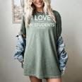 I Love It When My Students Stop Talking Highschool Teacher Women's Comfort Colors T-Shirt Berry