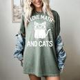Math And Cats Apparel For Teachers Students Cat Lovers Women's Comfort Colors T-Shirt Berry