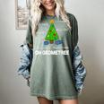 Math Geometry Christmas Tree Geometree Teacher Women's Comfort Colors T-Shirt Berry