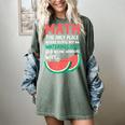 Math Only Place Where People Buy 66 Watermelons Teacher Joke Women's Comfort Colors T-Shirt Berry
