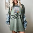 Math Teacher Costume Tshirt Halloween High School Calculator Women's Comfort Colors T-Shirt Berry Math Teacher Costume Tshirt Halloween High School Calculator Women's Comfort Colors T-Shirt Berry