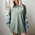 Math Teacher Student Mathematician Women's Comfort Colors T-Shirt Berry