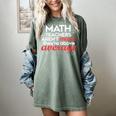 Math Teachers Aren't Mean Women's Comfort Colors T-Shirt Berry