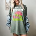Math Teachers Love Brains Zombie Teacher School Halloween Women's Comfort Colors T-Shirt Berry