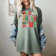 Be Merry Be Jolly Be Kind Merry Christmas Teacher Xmas PJs Women's Comfort Colors T-Shirt Berry Be Merry Be Jolly Be Kind Merry Christmas Teacher Xmas PJs Women's Comfort Colors T-Shirt Berry