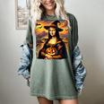 Mona Lisa Pumpkin Halloween Art Teacher Witchy Women Kids Women's Comfort Colors T-Shirt Berry Mona Lisa Pumpkin Halloween Art Teacher Witchy Women Kids Women's Comfort Colors T-Shirt Berry