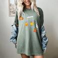 Music Note Pumpkin Fall Music Teacher Halloween Costume Women's Comfort Colors T-Shirt Berry