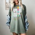 Music Teacher Music Math Language History Reading Science Women's Comfort Colors T-Shirt Berry
