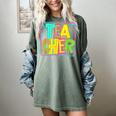 Neon Retro Teacher Cute Teacher Team New Teacher Back To Sch Women's Comfort Colors T-Shirt Berry