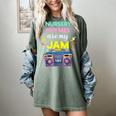 Nursery Rhymes Are My Jam 80s Retro Teachers & Students Kids Women's Comfort Colors T-Shirt Berry