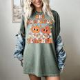 One Thankful Teacher Fall Leaves Thanksgiving Retro Women's Comfort Colors T-Shirt Berry One Thankful Teacher Fall Leaves Thanksgiving Retro Women's Comfort Colors T-Shirt Berry