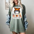 One Thankful Teacher's Aide Messy Bun Thanksgiving Fall Women's Comfort Colors T-Shirt Berry One Thankful Teacher's Aide Messy Bun Thanksgiving Fall Women's Comfort Colors T-Shirt Berry