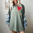 P Is For Preschool Teacher Student Back To School Women's Comfort Colors T-Shirt Berry