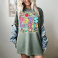 Play Is Learning Educational Teacher Women Women's Comfort Colors T-Shirt Berry Play Is Learning Educational Teacher Women Women's Comfort Colors T-Shirt Berry