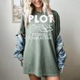 Plot It Builds Character Book Reading Teacher Women's Comfort Colors T-Shirt Berry Plot It Builds Character Book Reading Teacher Women's Comfort Colors T-Shirt Berry
