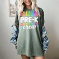 Pre-K Crew Teacher Team Squad Hello Back School Graduation Women's Comfort Colors T-Shirt Berry Pre-K Crew Teacher Team Squad Hello Back School Graduation Women's Comfort Colors T-Shirt Berry