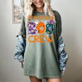 Preschool Boo Crew Preschool Halloween Teacher Kids Women's Comfort Colors T-Shirt Berry
