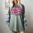 Preschool Teacher In October We Wear Pink Breast Cancer Women's Comfort Colors T-Shirt Berry