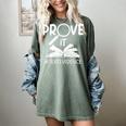 Prove It Text Evidences Reading Teacher First Day Of School Women's Comfort Colors T-Shirt Berry