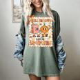 Pumpkin Teacher Preppy Fall In Love With Learning Autumn Women's Comfort Colors T-Shirt Berry