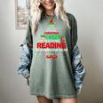 Reading Teacher Christmas Shirt Elf Christmas Cheer For Men Women Women's Comfort Colors T-Shirt Berry