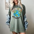 Reduce Reuse Recycle Respect Earth Day Teacher Girl Women Women's Comfort Colors T-Shirt Berry