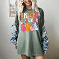 Retro Groovy In My Teaching Era Best Teacher Appreciation Women's Comfort Colors T-Shirt Berry Retro Groovy In My Teaching Era Best Teacher Appreciation Women's Comfort Colors T-Shirt Berry