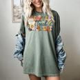 Retro Grovvy Coffee Teach Repeat Teacher Women's Comfort Colors T-Shirt Berry