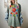 Retro Teaching Is My Superpower Apple Teacher Appreciation Women's Comfort Colors T-Shirt Berry Retro Teaching Is My Superpower Apple Teacher Appreciation Women's Comfort Colors T-Shirt Berry