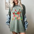 Santa's Favorite Music Teacher Christmas Santa Hat Matching Women's Comfort Colors T-Shirt Berry Santa's Favorite Music Teacher Christmas Santa Hat Matching Women's Comfort Colors T-Shirt Berry