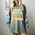 This Is My Scary Music Teacher Halloween Costumes Pajama Women's Comfort Colors T-Shirt Berry