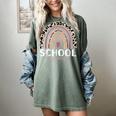 School Psych Teacher School Psychologist Leopard Rainbow Women's Comfort Colors T-Shirt Berry School Psych Teacher School Psychologist Leopard Rainbow Women's Comfort Colors T-Shirt Berry
