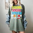School Social Worker Teacher Caseworker Public Servant LSW Women's Comfort Colors T-Shirt Berry School Social Worker Teacher Caseworker Public Servant LSW Women's Comfort Colors T-Shirt Berry