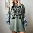 Science Because Figuring Things Out Teacher Scientific Adult Women's Comfort Colors T-Shirt Berry